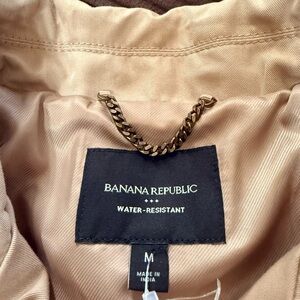 Banana Republic Tan Water-Resistant Coat